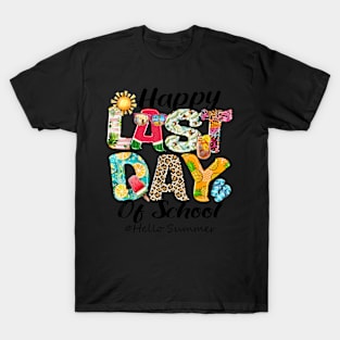 Last Day Of School Hello Summer Hawaii Teachers Kids T-Shirt